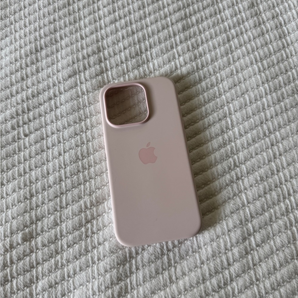 Light pink Apple silicone iPhone Case